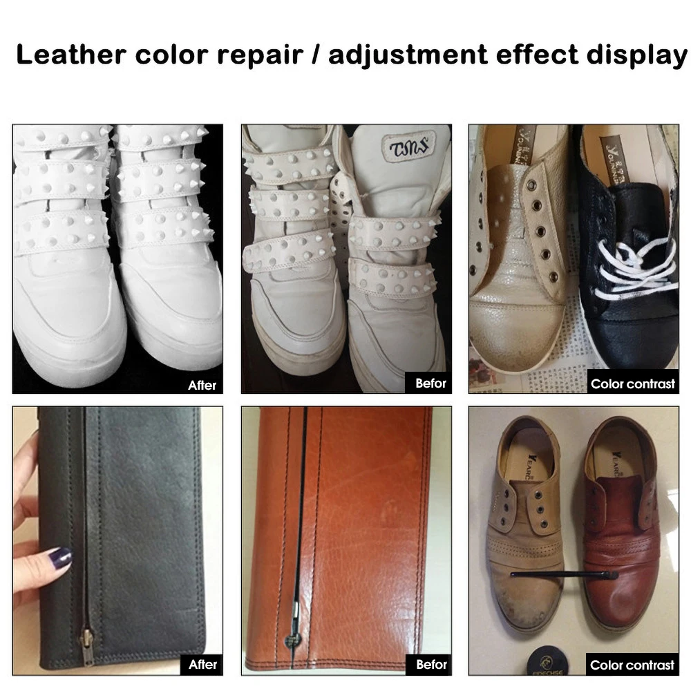 가죽 수리 키트 재색상 바름 무가열 액상 가죽 복원제  - Sneaker Leather Care 리뷰 및 가격
