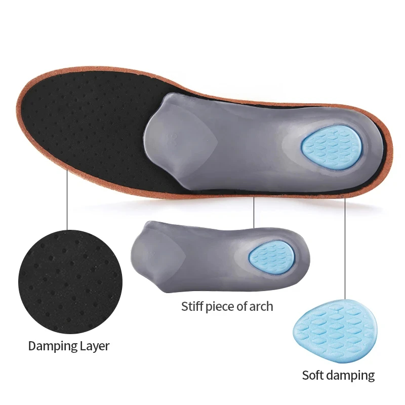 2쌍 유니섹스 가죽 정형외과용 깔창 아치 지지 평발용  - Sneaker Leather Care 리뷰 및 가격