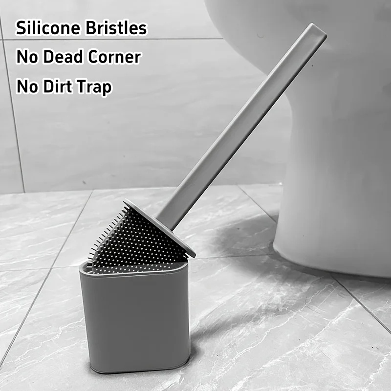 변기 브러시 방수 기능 포함, 받침대가 있는 실리콘 변 - Brush Bristle Set 리뷰 및 가격