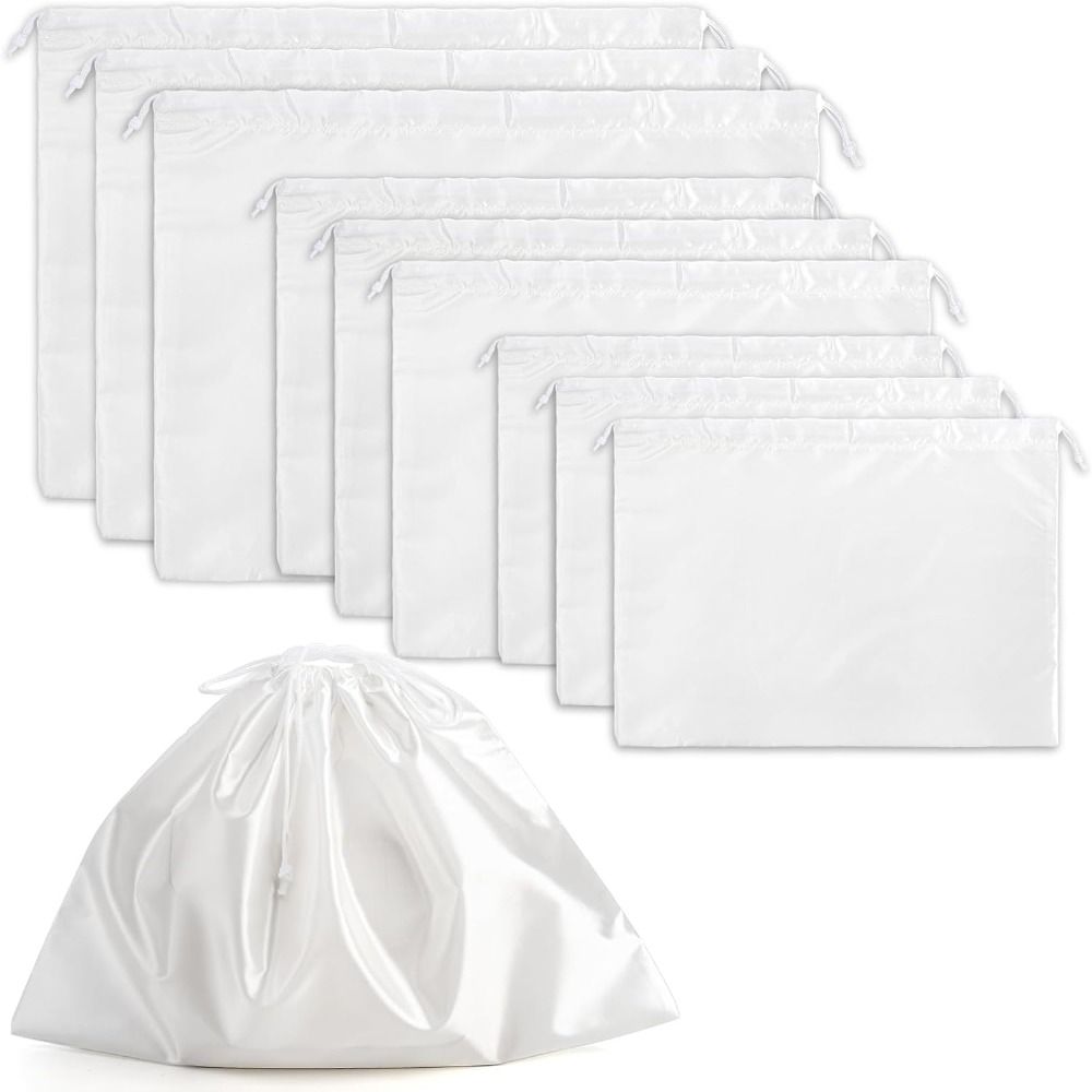 새로운 재사용 가능한 부드러운 새틴 먼지 봉투 핸드백  - Shoe Bag Dust 리뷰 및 가격