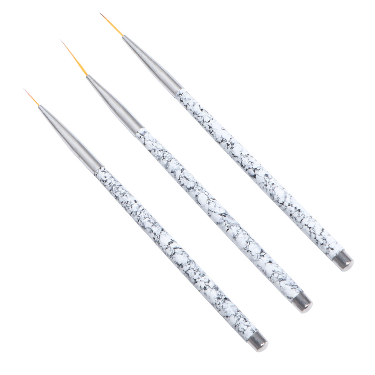 3개입 네일 아트 라이너 브러쉬 세트, 나일론 브러쉬  - Brush Bristle Set 리뷰 및 가격